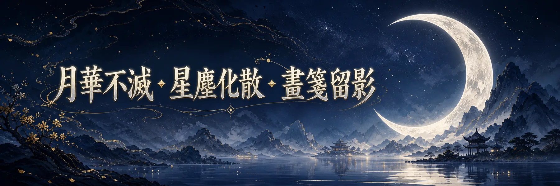月華不滅・星塵化散・畫箋留影